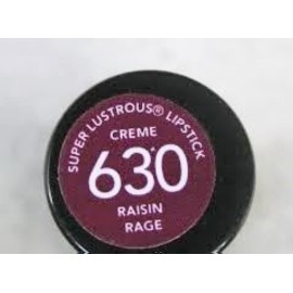 Revlon Super Lustrous Lipstick with Vitamin E and Avocado Oil, Cream Lipstick in Wine, 630 Raisin Rage, 0.15 oz (Pack of 2) Revlon Super Lustrous Lipstick with Vitamin E and Avocado Oil, Cream Lipstick in Wine, 630 Raisin Rage, 0.15 oz (Pack of 2)