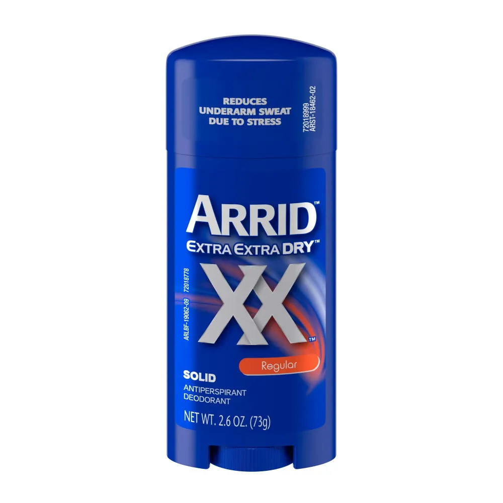 Arrid XX Extra Extra Dry Solid Antiperspirant Deodorant, Regular, 2.6 Oz (Pack of 6) Arrid XX Extra Extra Dry Solid Antiperspirant Deodorant, Regular, 2.6 Oz (Pack of 6)