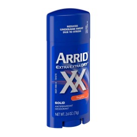 Arrid XX Extra Extra Dry Solid Antiperspirant Deodorant, Regular, 2.6 Oz (Pack of 6) Arrid XX Extra Extra Dry Solid Antiperspirant Deodorant, Regular, 2.6 Oz (Pack of 6)