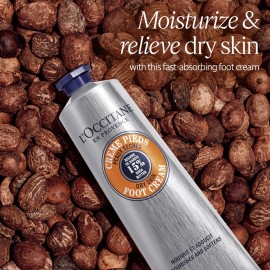 L\'OCCITANE Shea Butter Foot Cream: Soothe & Nourish Dry Skin, Fast Absorbing, Moisturizes, With 15% Shea Butter L\'OCCITANE Shea Butter Foot Cream: Soothe & Nourish Dry Skin, Fast Absorbing, Moisturizes, With 15% Shea Butter