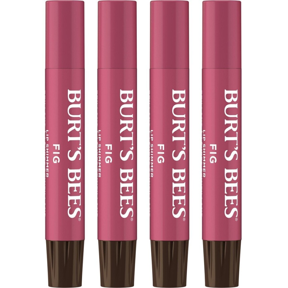 Burt\'s Bees Shimmer Lip Tint Set, Tinted Lip Balm Stick, Moisturizing for All Day Hydration with Natural Origin Glowy Pigmented Finish & Buildable Color, Fig (4-Pack) Burt\'s Bees Shimmer Lip Tint Set, Tinted Lip Balm Stick, Moisturizing for All Day Hydration with Natural Origin Glowy Pigmented Finish & Buildable Color, Fig (4-Pack)