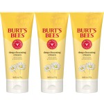 Burt\'s Bees Face Wash, Deep Facial Cleansing Cream, College Back to School Dorm Essentials, All Natural Cleanser with Chamomile, 6 Ounce (Pack of 3) (Packaging May Vary)