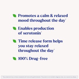 Natrol 5-HTP 200 mg, Time Release, Support a Balanced Mood, Dietary Supplement Provides Serotonin Production Throughout The Day, 30 Tablets, Up to a 30 Day Supply Natrol 5-HTP 200 mg, Time Release, Support a Balanced Mood, Dietary Supplement Provides Serotonin Production Throughout The Day, 30 Tablets, Up to a 30 Day Supply