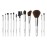 e.l.f. Professional Set of 12 Makeup Brushes, Pro-Worthy Makeup Brushes For A Flawless Full-Face Application, Vegan & Cruelty-Free