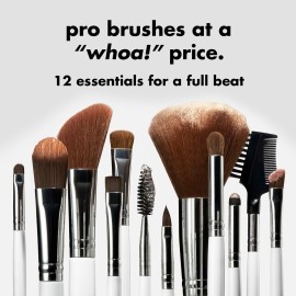 e.l.f. Professional Set of 12 Makeup Brushes, Pro-Worthy Makeup Brushes For A Flawless Full-Face Application, Vegan & Cruelty-Free e.l.f. Professional Set of 12 Makeup Brushes, Pro-Worthy Makeup Brushes For A Flawless Full-Face Application, Vegan & Cruelty-Free