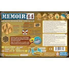 Memoir \'44 Mediterranean Theatre Board Game EXPANSION - Command the British Army! Strategy Game for Kids & Adults, Ages 8+, 2 Players, 30-60 Minute Playtime, Made by Days of Wonder
