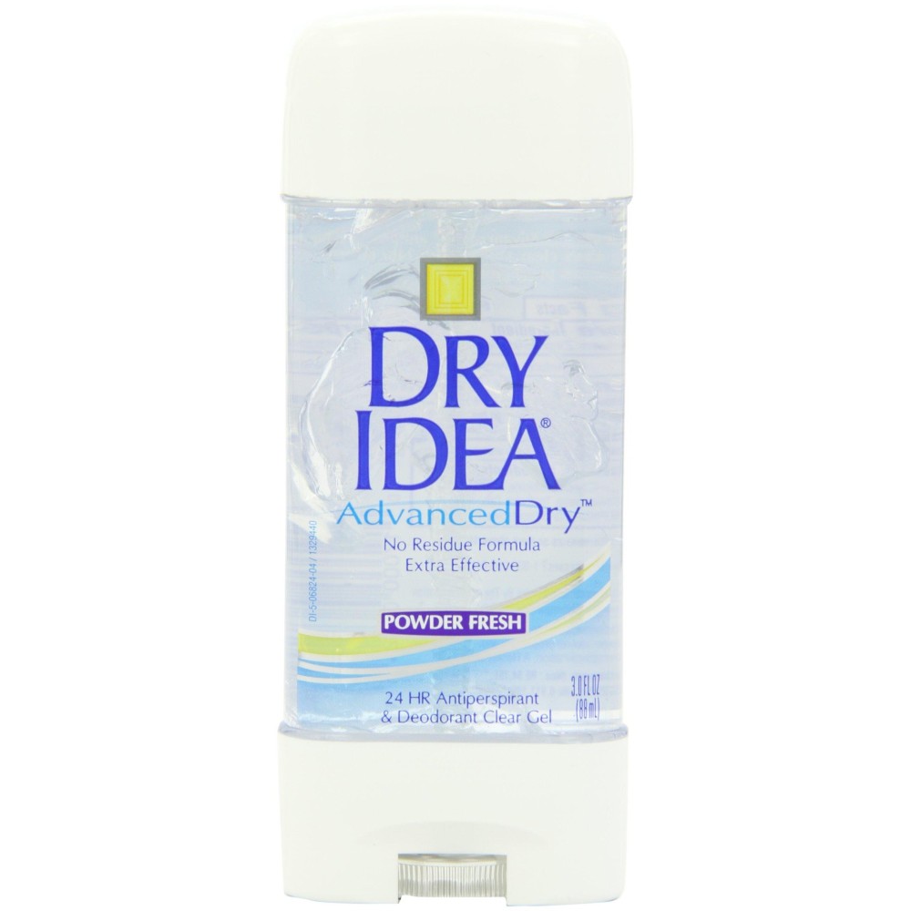 Dry Idea Advanced - Clear Gel Anti-Perspirant & Deodorant, Powder Fresh, 3-Ounce Tube (Pack of 6) Dry Idea Advanced - Clear Gel Anti-Perspirant & Deodorant, Powder Fresh, 3-Ounce Tube (Pack of 6)