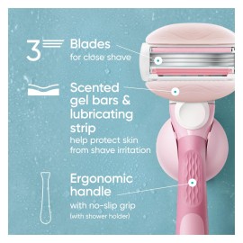 Gillette Venus ComfortGlide White Tea Women\'s Razor - 1 Handle + 2 Refills Gillette Venus ComfortGlide White Tea Women\'s Razor - 1 Handle + 2 Refills