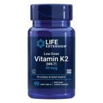 Life Extension Low Dose Vitamin K2 - Supports Arterial Health - Non-GMO, Gluten-Free - 90 Softgels