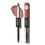 Revlon Liquid Lipstick with Clear Lip Gloss, ColorStay Overtime Lipcolor, Dual Ended with Vitamin E, 320 Faithful Fawn, 0.07 Fl Oz