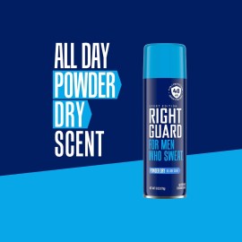 Right Guard Sport Antiperspirant & Deodorant Spray | 4-in-1 Protection Spray Deodorant For Men | Blocks Sweat | 48-Hour Odor Control | Powder Dry Scent, 6 oz. Right Guard Sport Antiperspirant & Deodorant Spray | 4-in-1 Protection Spray Deodorant For Men | Blocks Sweat | 48-Hour Odor Control | Powder Dry Scent, 6 oz.
