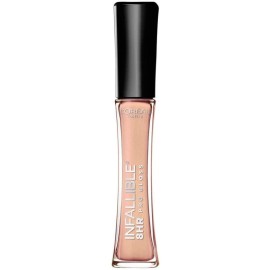 LOreal Paris Makeup Infallible 8 Hour Hydrating Lip Gloss, Petal, 0.21 Fl Oz