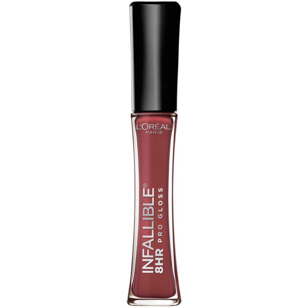 LOreal Paris Makeup Infallible 8 Hour Hydrating Lip Gloss, Sangria, 0.21 Fl Oz LOreal Paris Makeup Infallible 8 Hour Hydrating Lip Gloss, Sangria, 0.21 Fl Oz