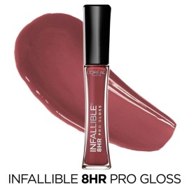 LOreal Paris Makeup Infallible 8 Hour Hydrating Lip Gloss, Sangria, 0.21 Fl Oz LOreal Paris Makeup Infallible 8 Hour Hydrating Lip Gloss, Sangria, 0.21 Fl Oz