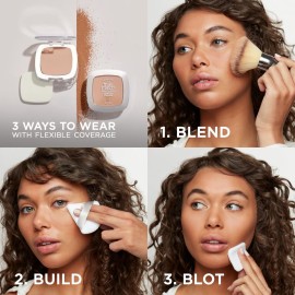L\'Oreal Paris True Match Super Blendable Oil Free Foundation Powder, N7 Medium Deep, 0.33 oz, Packaging May Vary L\'Oreal Paris True Match Super Blendable Oil Free Foundation Powder, N7 Medium Deep, 0.33 oz, Packaging May Vary