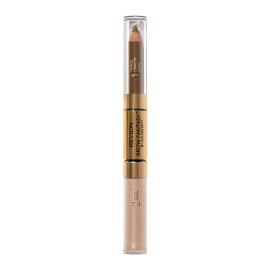 Revlon Eyebrow Gel & Pencil, ColorStay Brow Fantasy 2-in-1 Eye Makeup, Longwearing with Precision Tip, 104 Dark Blonde, 0.04 Oz