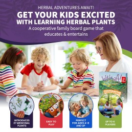 Wildcraft! an Herbal Adventure Cooperative Board Game - Learn 25 Herbs with No Reading Required - Educational Game for Kids 4+ & Families - Includes 3 Printable PDFs, Coloring Book & Plant Guide Wildcraft! an Herbal Adventure Cooperative Board Game - Learn 25 Herbs with No Reading Required - Educational Game for Kids 4+ & Families - Includes 3 Printable PDFs, Coloring Book & Plant Guide