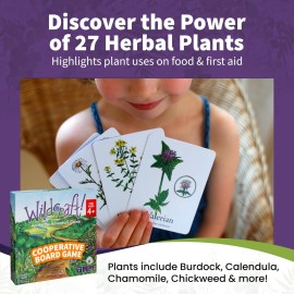 Wildcraft! an Herbal Adventure Cooperative Board Game - Learn 25 Herbs with No Reading Required - Educational Game for Kids 4+ & Families - Includes 3 Printable PDFs, Coloring Book & Plant Guide Wildcraft! an Herbal Adventure Cooperative Board Game - Learn 25 Herbs with No Reading Required - Educational Game for Kids 4+ & Families - Includes 3 Printable PDFs, Coloring Book & Plant Guide