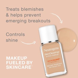 Neutrogena SkinClearing Oil-Free Makeup, Soft Beige 50, 1 Fl. Oz (Pack of 1) Neutrogena SkinClearing Oil-Free Makeup, Soft Beige 50, 1 Fl. Oz (Pack of 1)