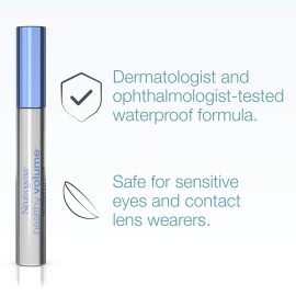 Neutrogena Healthy Volume Lash-Plumping Waterproof Mascara, Volumizing and Conditioning Mascara with Olive Oil to Build Fuller Lashes, Clump-, Smudge- and Flake-Free, Black/Brown 08, 0.21 oz Neutrogena Healthy Volume Lash-Plumping Waterproof Mascara, Volumizing and Conditioning Mascara with Olive Oil to Build Fuller Lashes, Clump-, Smudge- and Flake-Free, Black/Brown 08, 0.21 oz