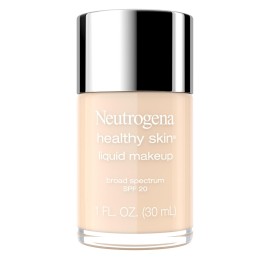 Neutrogena Healthy Skin Liquid Makeup Foundation with Broad Spectrum SPF 20 Sunscreen, Medium Coverage Foundation with Nourishing Pro-Vitamin B5, Classic Ivory 10, 1 fl. oz Neutrogena Healthy Skin Liquid Makeup Foundation with Broad Spectrum SPF 20 Sunscreen, Medium Coverage Foundation with Nourishing Pro-Vitamin B5, Classic Ivory 10, 1 fl. oz