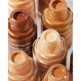 Neutrogena Healthy Skin Liquid Makeup Foundation with Broad Spectrum SPF 20 Sunscreen, Medium Coverage Foundation with Nourishing Pro-Vitamin B5, Classic Ivory 10, 1 fl. oz