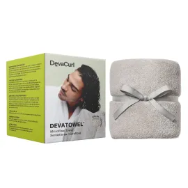 DevaCurl Microfiber Anti-Frizz Hair Towel | Gently Dries | Gray DevaCurl Microfiber Anti-Frizz Hair Towel | Gently Dries | Gray