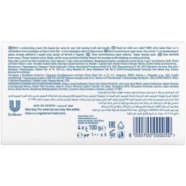 Dove Beauty Cream Bar, Unisex Soap, Multi, 4 Count Dove Beauty Cream Bar, Unisex Soap, Multi, 4 Count