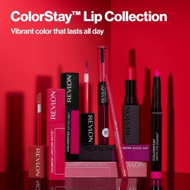 Revlon Liquid Lipstick with Clear Lip Gloss, ColorStay Overtime Lipcolor, Dual Ended with Vitamin E, 020 Constantly Coral, 0.07 Fl Oz Revlon Liquid Lipstick with Clear Lip Gloss, ColorStay Overtime Lipcolor, Dual Ended with Vitamin E, 020 Constantly Coral, 0.07 Fl Oz
