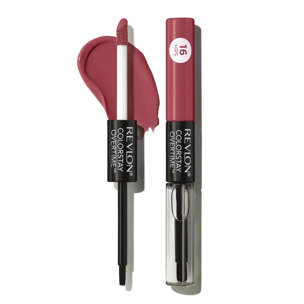 Revlon Liquid Lipstick with Clear Lip Gloss, ColorStay Overtime Lipcolor, Dual Ended with Vitamin E, 380 Always Sienna, 0.07 Fl Oz Revlon Liquid Lipstick with Clear Lip Gloss, ColorStay Overtime Lipcolor, Dual Ended with Vitamin E, 380 Always Sienna, 0.07 Fl Oz