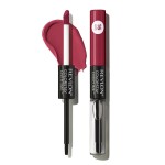 Revlon Liquid Lipstick with Clear Lip Gloss, ColorStay Overtime Lipcolor, Dual Ended with Vitamin E, 280 Stay Currant, 0.07 Fl Oz