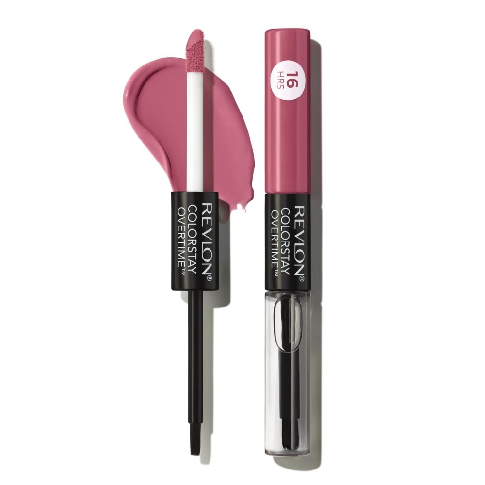 Revlon Liquid Lipstick with Clear Lip Gloss, ColorStay Overtime Lipcolor, Dual Ended with Vitamin E, 220 Unlimited Mulberry, 0.07 Fl Oz Revlon Liquid Lipstick with Clear Lip Gloss, ColorStay Overtime Lipcolor, Dual Ended with Vitamin E, 220 Unlimited Mulberry, 0.07 Fl Oz