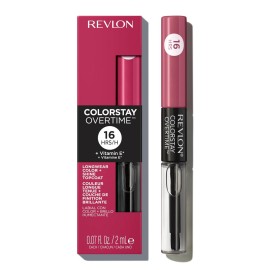 Revlon Liquid Lipstick with Clear Lip Gloss, ColorStay Overtime Lipcolor, Dual Ended with Vitamin E, 220 Unlimited Mulberry, 0.07 Fl Oz Revlon Liquid Lipstick with Clear Lip Gloss, ColorStay Overtime Lipcolor, Dual Ended with Vitamin E, 220 Unlimited Mulberry, 0.07 Fl Oz