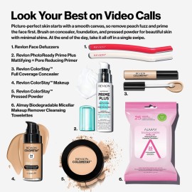 Revlon ColorStay Pressed Powder Face Makeup, Longwearing, Fragrance-Free, Noncomedogenic, 830 Light Medium, 0.3 oz Revlon ColorStay Pressed Powder Face Makeup, Longwearing, Fragrance-Free, Noncomedogenic, 830 Light Medium, 0.3 oz