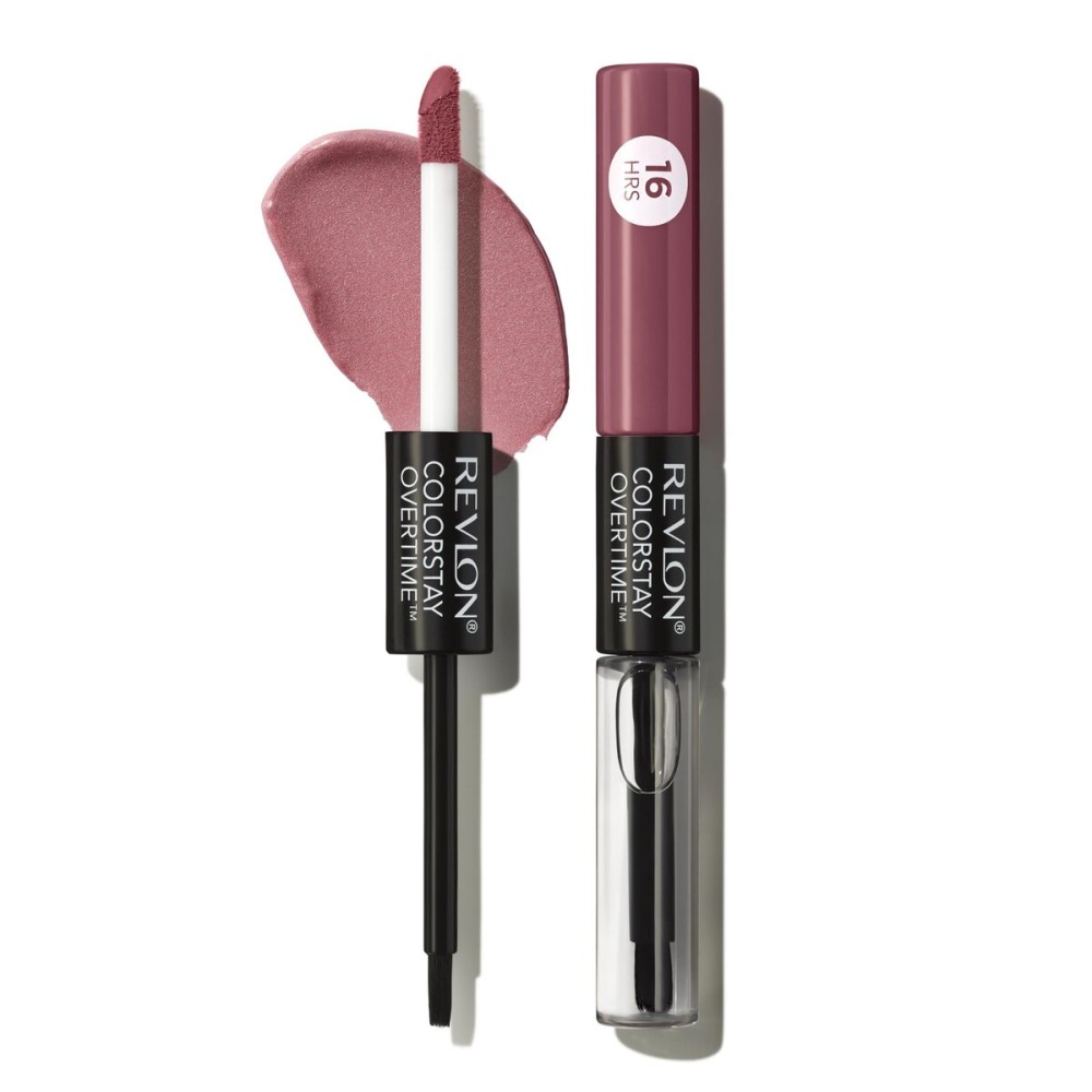 Revlon Liquid Lipstick with Clear Lip Gloss, ColorStay Overtime Lipcolor, Dual Ended with Vitamin E, 370 Everlasting Rum, 0.07 Fl Oz Revlon Liquid Lipstick with Clear Lip Gloss, ColorStay Overtime Lipcolor, Dual Ended with Vitamin E, 370 Everlasting Rum, 0.07 Fl Oz