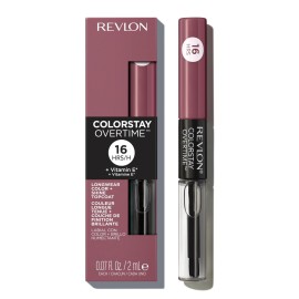 Revlon Liquid Lipstick with Clear Lip Gloss, ColorStay Overtime Lipcolor, Dual Ended with Vitamin E, 370 Everlasting Rum, 0.07 Fl Oz Revlon Liquid Lipstick with Clear Lip Gloss, ColorStay Overtime Lipcolor, Dual Ended with Vitamin E, 370 Everlasting Rum, 0.07 Fl Oz