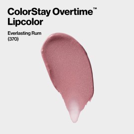 Revlon Liquid Lipstick with Clear Lip Gloss, ColorStay Overtime Lipcolor, Dual Ended with Vitamin E, 370 Everlasting Rum, 0.07 Fl Oz Revlon Liquid Lipstick with Clear Lip Gloss, ColorStay Overtime Lipcolor, Dual Ended with Vitamin E, 370 Everlasting Rum, 0.07 Fl Oz