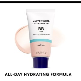 COVERGIRL Smoothers Lightweight BB Cream, 1.35 Fl Oz, Light to Medium Skin Tones, Bb Cream with SPF, Bb Cream Foundation, Improves Skin Elasticity, Blends Effortlessly with Skin Tone, Lightweight Form COVERGIRL Smoothers Lightweight BB Cream, 1.35 Fl Oz, Light to Medium Skin Tones, Bb Cream with SPF, Bb Cream Foundation, Improves Skin Elasticity, Blends Effortlessly with Skin Tone, Lightweight Form
