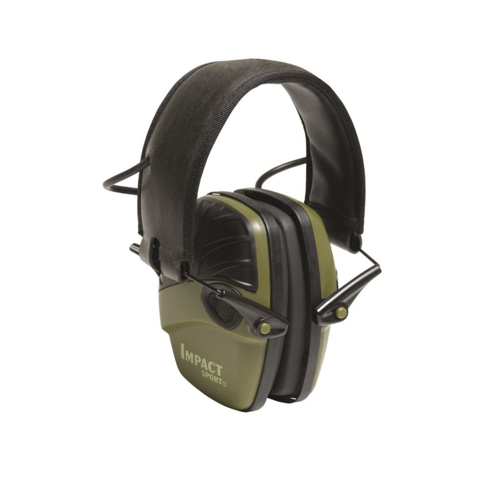 Howard Leight by Honeywell Impact Sport Sound Amplification Electronic Earmuff, Green (R - 01526) Howard Leight by Honeywell Impact Sport Sound Amplification Electronic Earmuff, Green (R - 01526)