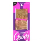 Goody SlideProof Bobby Pins - 50 Ct, Metallic Blonde, High Gloss Bobby Hair Pins for Styling, Lock In Style, Comfortable, Pain-Free Hair Accessories for Women & Men, All Hair Types