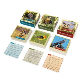 Outset Media What Bird Am I? - The Bird Identification Game - Contains 300 Cards for 2 or More Players Ages 14 and up