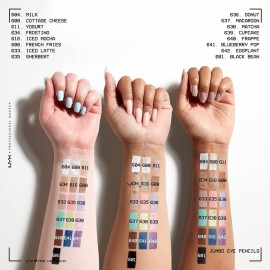 NYX PROFESSIONAL MAKEUP Jumbo Eye Pencil, Blendable Eyeshadow Stick & Eyeliner Pencil - Milk (White) NYX PROFESSIONAL MAKEUP Jumbo Eye Pencil, Blendable Eyeshadow Stick & Eyeliner Pencil - Milk (White)