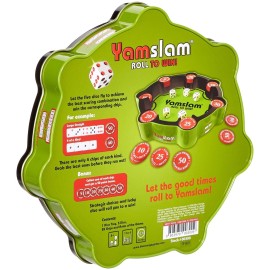 Tabletop Dice Game, Fast-Playing Strategy Party Game, for Kids Teens Adults Family Game Nights, Felt Lined Interior Poker Chips, 1 to 4 Players, Ages 8+, Yamslam by Blue Orange Games Tabletop Dice Game, Fast-Playing Strategy Party Game, for Kids Teens Adults Family Game Nights, Felt Lined Interior Poker Chips, 1 to 4 Players, Ages 8+, Yamslam by Blue Orange Games