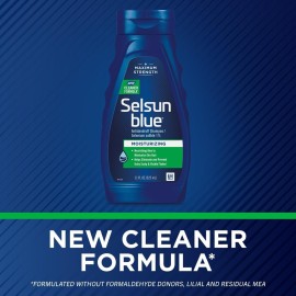 Selsun Blue Moisturizing Antidandruff Shampoo, Maximum Strength Scalp Treatment With Selenium Sulfide, 11 fl. oz. Selsun Blue Moisturizing Antidandruff Shampoo, Maximum Strength Scalp Treatment With Selenium Sulfide, 11 fl. oz.