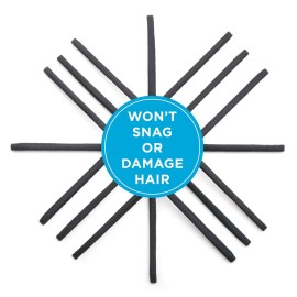 GOODY Women\'s Ouchless Thin Hair Flat Narrow Headwrap, Black, 6 Count GOODY Women\'s Ouchless Thin Hair Flat Narrow Headwrap, Black, 6 Count