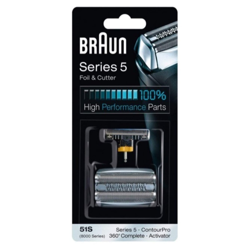 Braun Series 5 Combi 51S Foil and Cutter Replacement Pack (Formerly 8000 360 Complete or Activator), 0.32 Ounce Braun Series 5 Combi 51S Foil and Cutter Replacement Pack (Formerly 8000 360 Complete or Activator), 0.32 Ounce