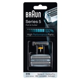 Braun Series 5 Combi 51S Foil and Cutter Replacement Pack (Formerly 8000 360 Complete or Activator), 0.32 Ounce Braun Series 5 Combi 51S Foil and Cutter Replacement Pack (Formerly 8000 360 Complete or Activator), 0.32 Ounce