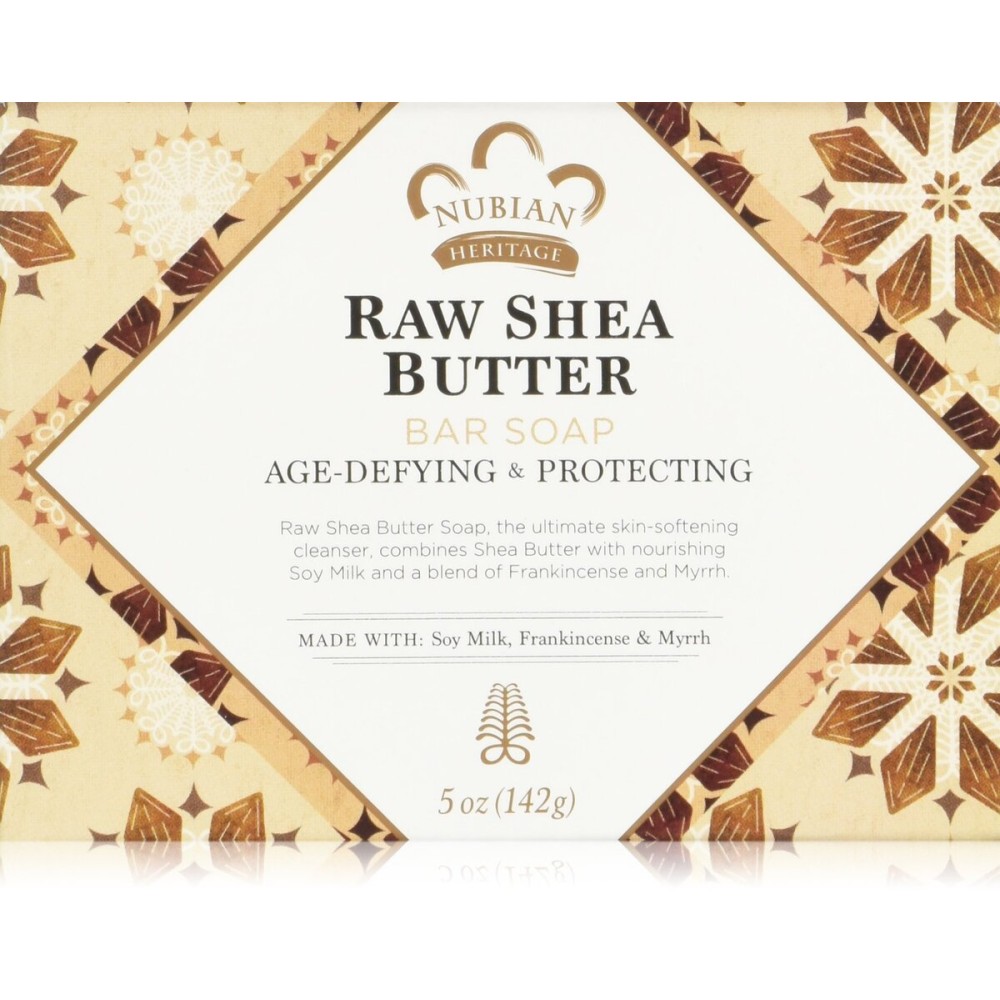 Nubian Heritage Bar Soap, Raw Shea and Myrrh 5 Ounce (Pack of 6) Nubian Heritage Bar Soap, Raw Shea and Myrrh 5 Ounce (Pack of 6)