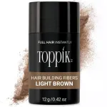 Toppik Hair Building Fibers, Light Brown, 12g