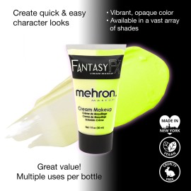 Mehron Makeup Fantasy F/X Water Based Face & Body Paint (1 oz) (GLOW IN THE DARK) Mehron Makeup Fantasy F/X Water Based Face & Body Paint (1 oz) (GLOW IN THE DARK)
